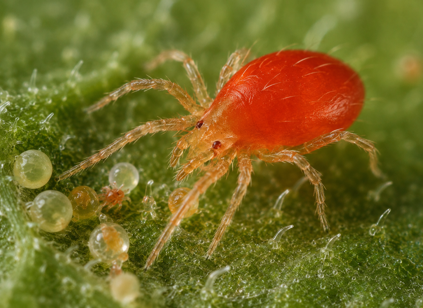 Хищный клещ Phytoseiulus persimilis